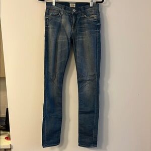 Hudson Jeans Women's Mid-Rise Slim Straight Leg Jeans